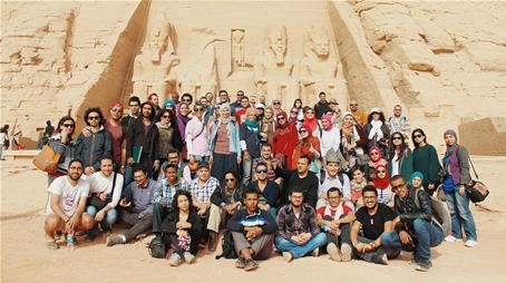 In Abu Simbel Temple