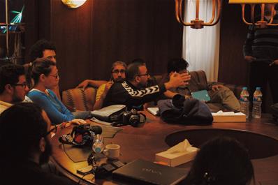 Participants meetings with mentors on board