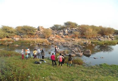 During the visit to the Nubian Village in Aswan - Photo by Ibrahim Saad