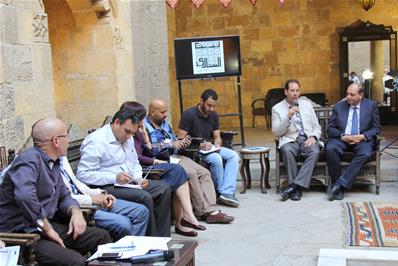 From the workshop “Questions on the Cultural Flow in Egypt”, held at Bayt Al-Sinnari in Cairo