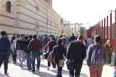 زيارة المشاركين لمجمع الأديان بمصر القديمة