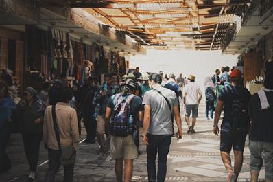 أثناء زيارة معبد حتشبسوت