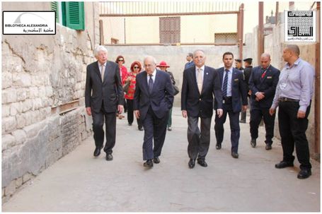 The Visit of the Board of Trustees of Bibliotheca Alexandrina to Bayt Al-Sinnari