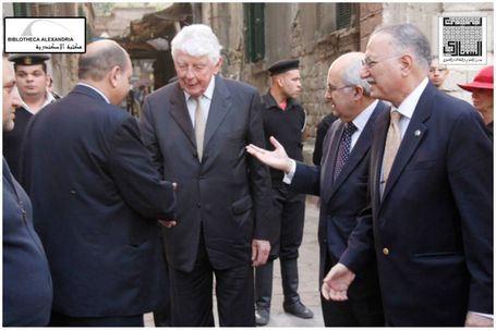 The Visit of the Board of Trustees of Bibliotheca Alexandrina to Bayt Al-Sinnari