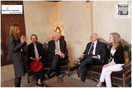 The Visit of the Board of Trustees of Bibliotheca Alexandrina to Bayt Al-Sinnari