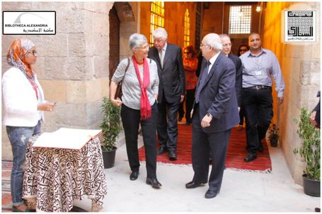 The Visit of the Board of Trustees of Bibliotheca Alexandrina to Bayt Al-Sinnari