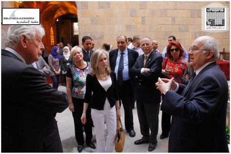 The Visit of the Board of Trustees of Bibliotheca Alexandrina to Bayt Al-Sinnari