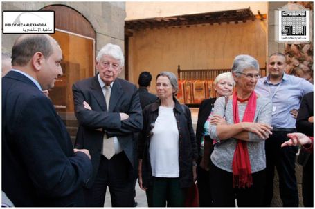 The Visit of the Board of Trustees of Bibliotheca Alexandrina to Bayt Al-Sinnari