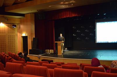 Presentations given by participants at the at the Conference Hall, in the Bibliotheca Alexandrina - Photo by Akram Al-Nady