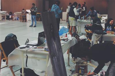 The final workshop - (the implementation of the art projects)