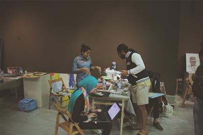 The final workshop - (the implementation of the art projects)