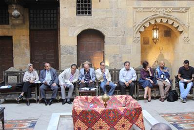 From the workshop “Questions on the Cultural Flow in Egypt”, held at Bayt Al-Sinnari in Cairo