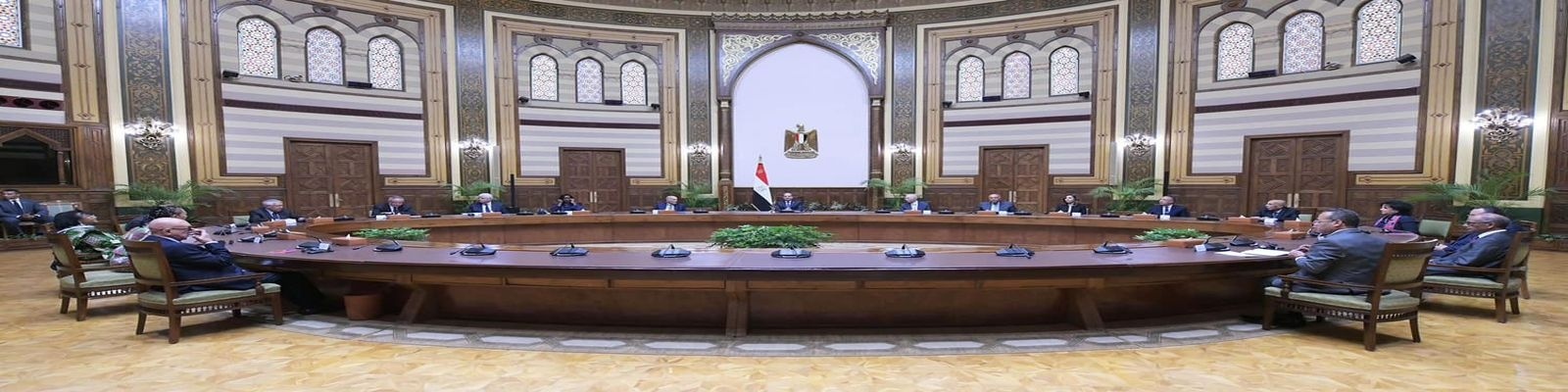 President Abdel Fattah Al-Sisi Receives the BA Board of Trustees